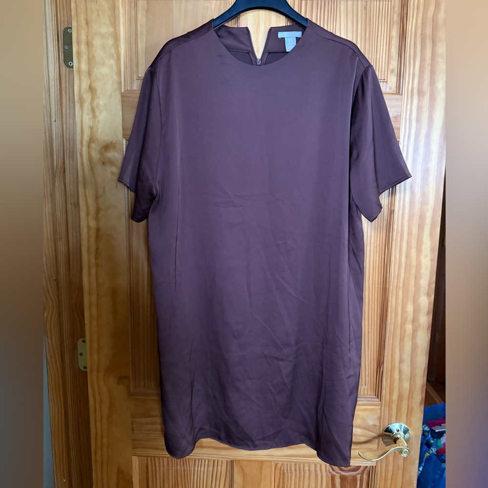 H&M Men's Dark Brown Short Sleeve Tee
